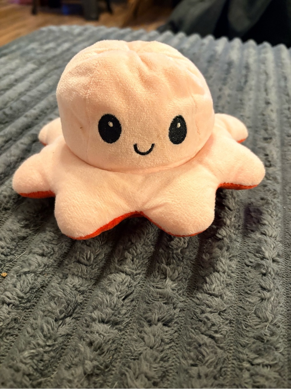 Plush Reversible Octopus Soft Toy - Pink